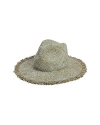 Оливковая соломенная шляпа