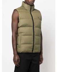Мужская оливковая стеганая куртка без рукавов от Calvin Klein Jeans