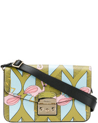 Женская оливковая сумка с принтом от Furla