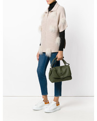 Женская оливковая сумка от Zanellato