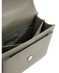 Женская оливковая сумка от Saint Laurent