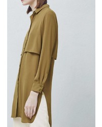 Оливковая туника от Mango