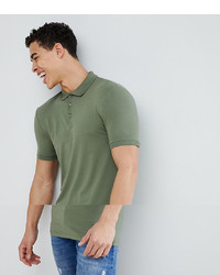 Мужская оливковая футболка-поло от ASOS DESIGN