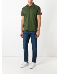 Мужская оливковая футболка-поло от Rossignol