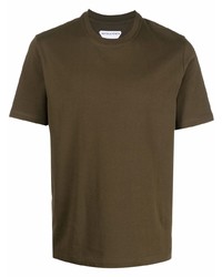 Мужская оливковая футболка-поло от Bottega Veneta
