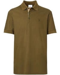 Мужская оливковая футболка-поло от Burberry