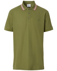 Мужская оливковая футболка-поло от Burberry