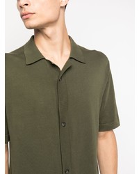 Мужская оливковая футболка-поло от Closed