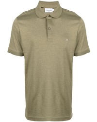 Мужская оливковая футболка-поло от Calvin Klein