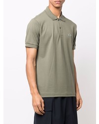 Мужская оливковая футболка-поло от Lacoste
