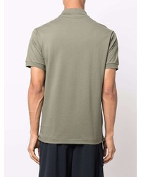 Мужская оливковая футболка-поло от Lacoste