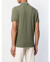 Мужская оливковая футболка-поло от Brunello Cucinelli