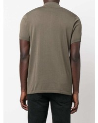 Мужская оливковая футболка-поло от Aspesi