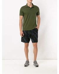 Мужская оливковая футболка-поло от Track & Field