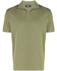 Мужская оливковая футболка-поло от Dondup