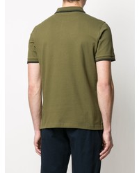 Мужская оливковая футболка-поло от Fay