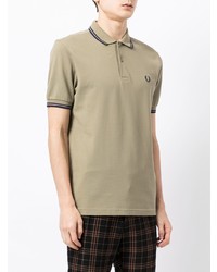 Мужская оливковая футболка-поло от Fred Perry