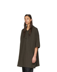 Мужская оливковая футболка-поло от Random Identities