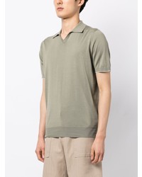 Мужская оливковая футболка-поло от Brunello Cucinelli
