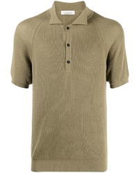 Мужская оливковая футболка-поло от Laneus
