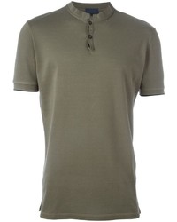 Мужская оливковая футболка-поло от Lanvin