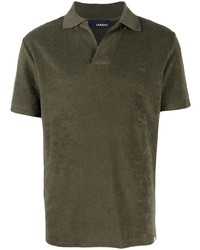 Мужская оливковая футболка-поло от Lardini
