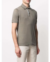 Мужская оливковая футболка-поло от Brunello Cucinelli