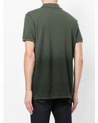 Мужская оливковая футболка-поло от Tomas Maier