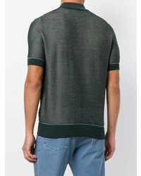 Мужская оливковая футболка-поло от Brioni
