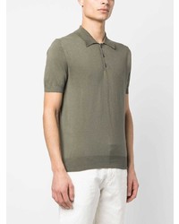 Мужская оливковая футболка-поло от Altea