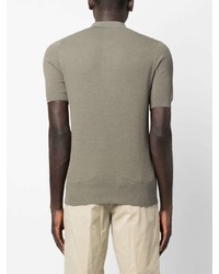 Мужская оливковая футболка-поло от Lardini