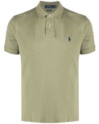 Мужская оливковая футболка-поло от Polo Ralph Lauren