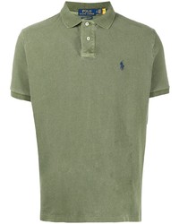 Мужская оливковая футболка-поло от Polo Ralph Lauren