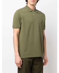 Мужская оливковая футболка-поло от Woolrich