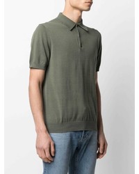 Мужская оливковая футболка-поло от Closed