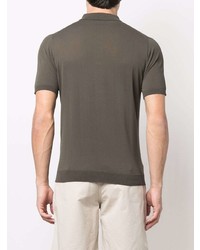 Мужская оливковая футболка-поло от Roberto Collina