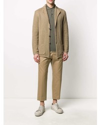 Мужская оливковая футболка-поло от Drumohr