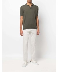 Мужская оливковая футболка-поло от Tagliatore