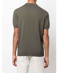 Мужская оливковая футболка-поло от Tagliatore