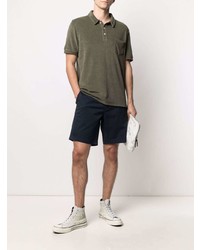 Мужская оливковая футболка-поло от Closed