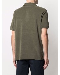 Мужская оливковая футболка-поло от Closed