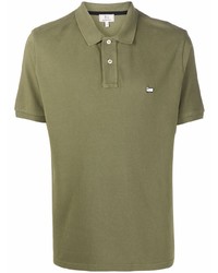 Мужская оливковая футболка-поло от Woolrich