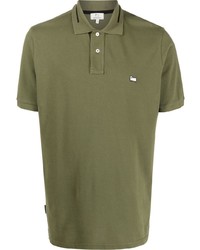 Мужская оливковая футболка-поло от Woolrich
