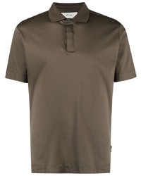 Мужская оливковая футболка-поло от Z Zegna