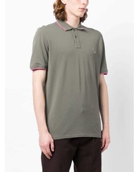 Мужская оливковая футболка-поло от PS Paul Smith
