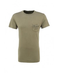 Мужская оливковая футболка с круглым вырезом с принтом от Billabong