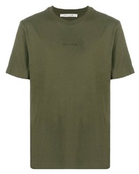 Мужская оливковая футболка с круглым вырезом от 1017 Alyx 9Sm