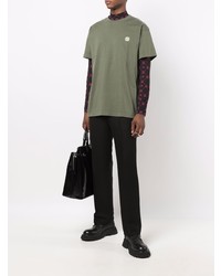 Мужская оливковая футболка с круглым вырезом от Ambush