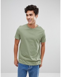 Мужская оливковая футболка с круглым вырезом от ASOS DESIGN