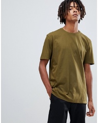 Мужская оливковая футболка с круглым вырезом от ASOS DESIGN